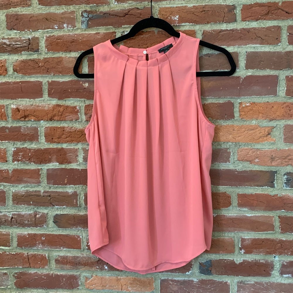Ann Taylor pink/peach blouse